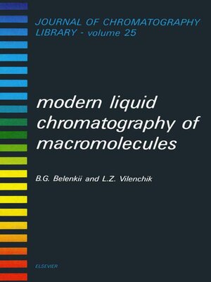 cover image of Modern Liquid Chromatography of Macromolecules
